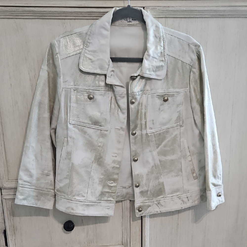 Women's Cream Jean Jacket